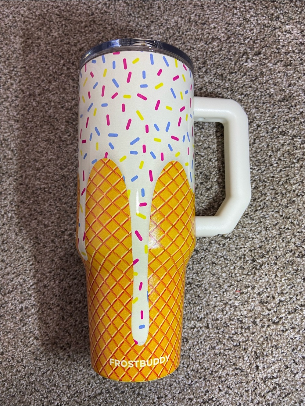 NWT Frost Buddy Ice Cream Cone Travel Mug - Picture 2 of 3